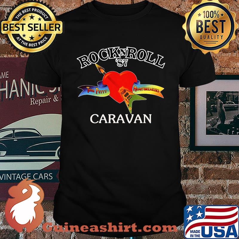 Tom petty heartbreakers rock and roll 87 caravan shirt