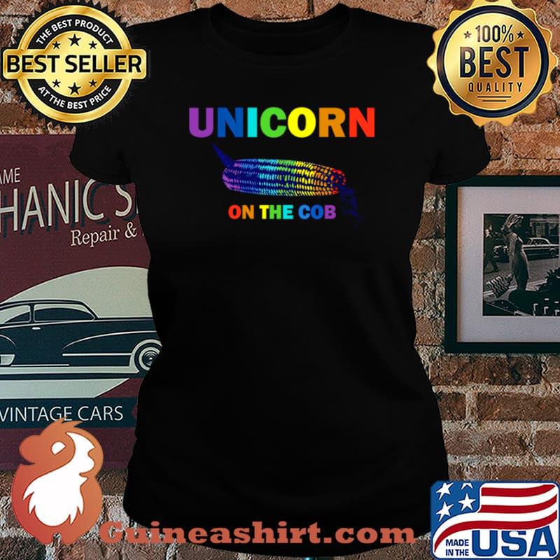 Unicorn On The Cob LGBT Laides tee