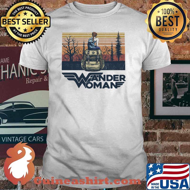 Wander Woman Camping Vintage Shirt