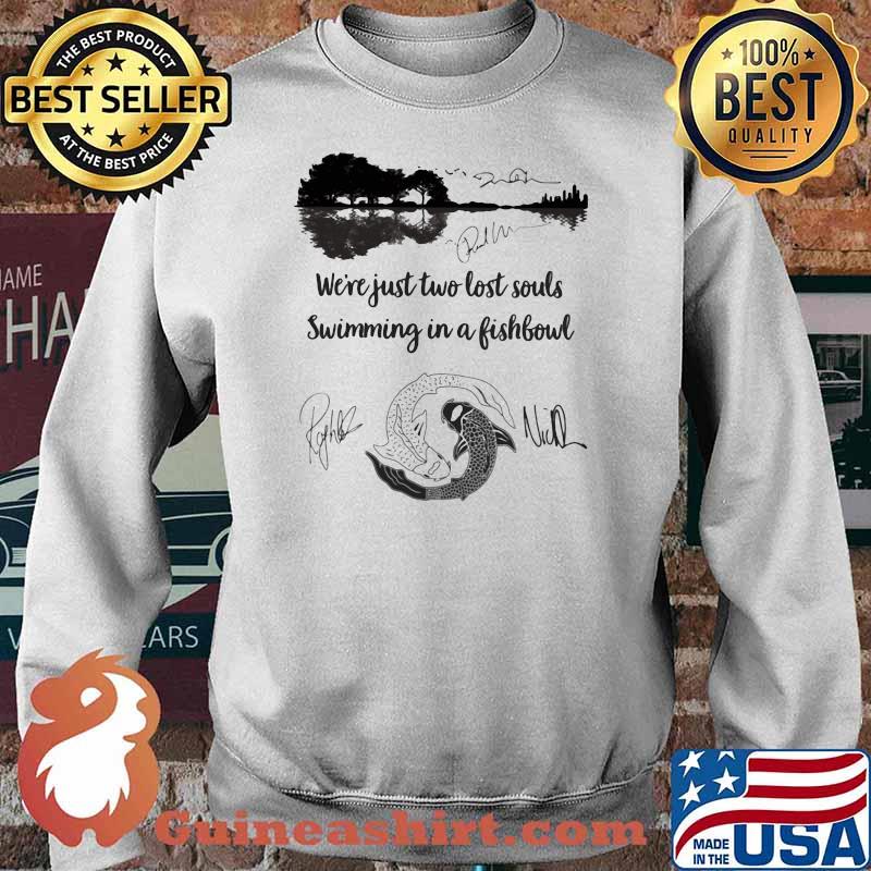 Were Just Two Lost Souls Swimming In A Fishbowl Guitar Lake Shirt Sweater