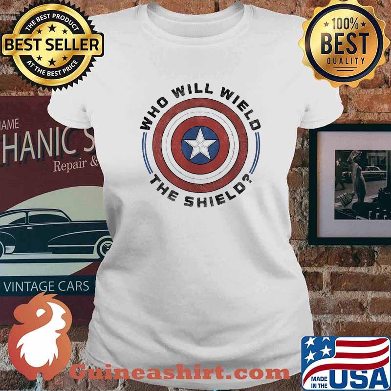Who will wield the shield captain america Ladies tee