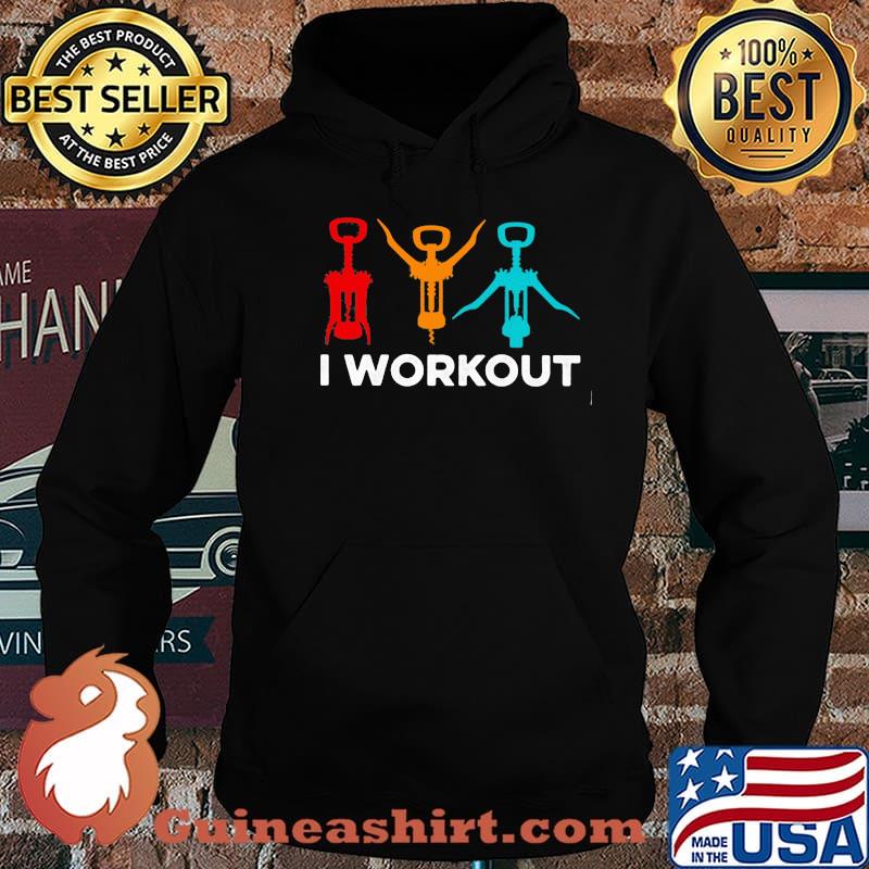 Wine I work out Shirt Hoodie