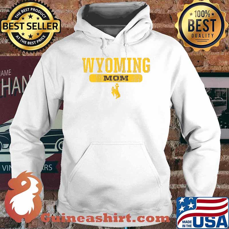 Wyoming Cowboys Apparel Mom Block Pill Shirt Hoodie