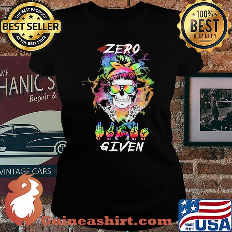Zero Given Skull LGBT Shirt Laides tee