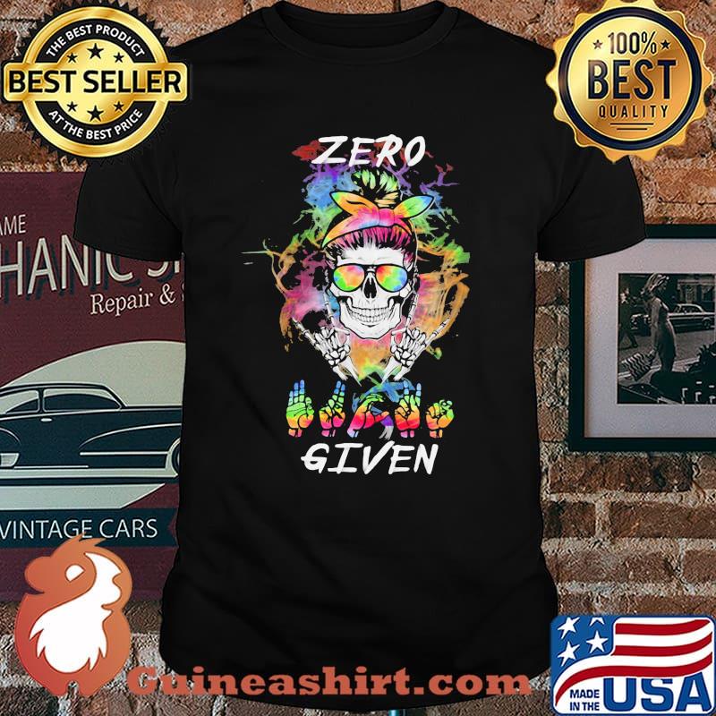 Zero Given Skull LGBT Shirt
