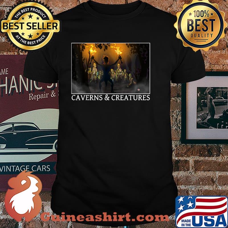 Zombie Attack Caverns And Creatures T-Shirt