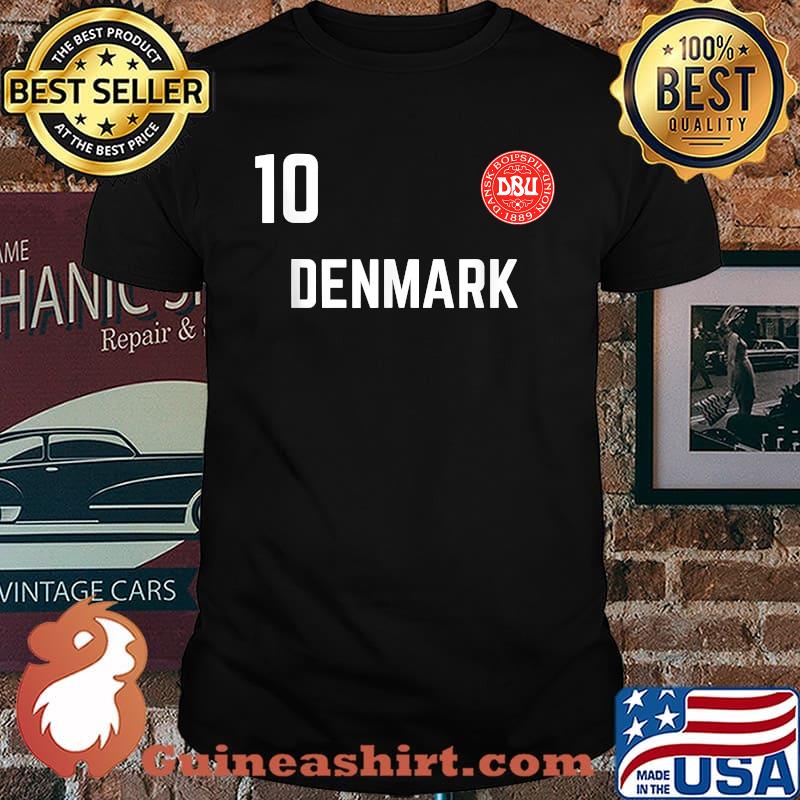 10 Denmark Soccer Jersey 2020 2021 Euros Danish Football T-Shirt