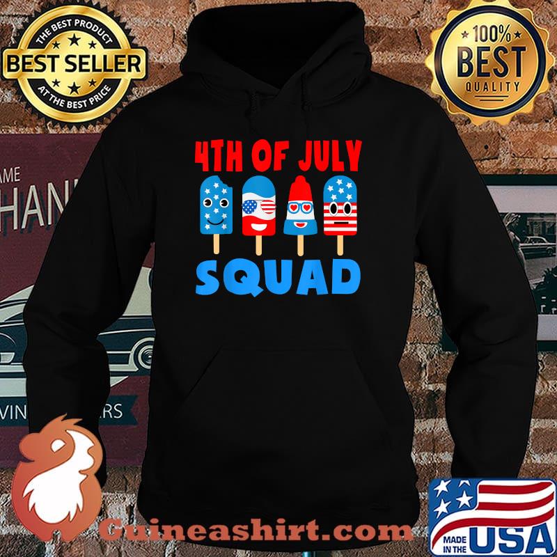 4th Of July Squad Cute Ice Pops American Flag Patriotic T-Shirt Hoodie