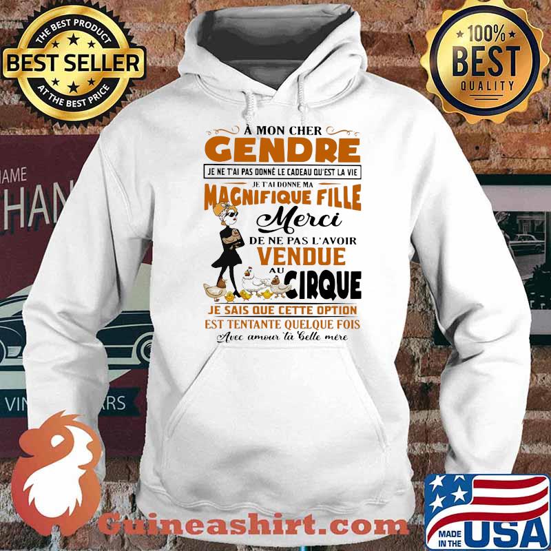 A Mon Cher Gendre Magnifique Fille Merci Shirt Hoodie