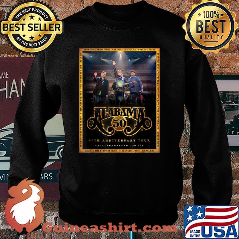 Alabama 50th Anniversary Tour-Show T-Shirt Sweater