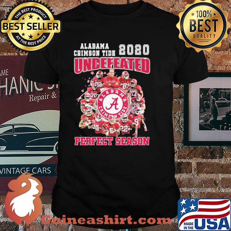 Alabama Crimson Tide Undefeated Perfect Season Shirt