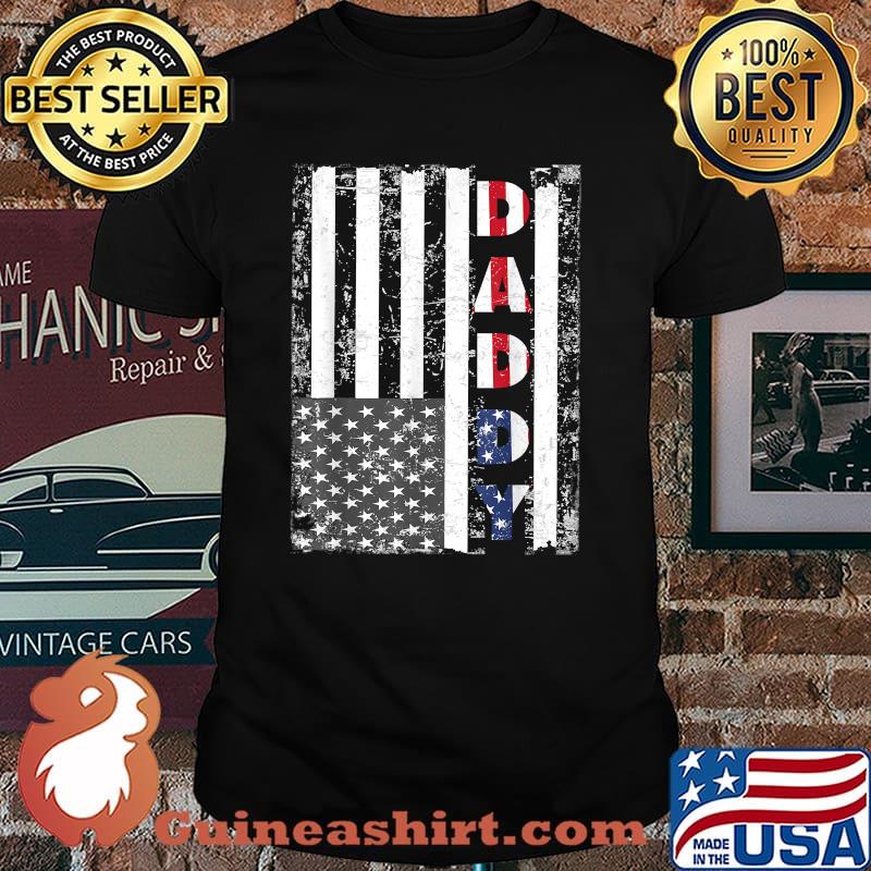 AMERICAN DADDY FLAG FATHERS Day T-Shirt
