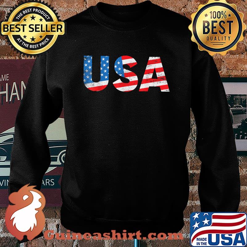 American Freedom USA Flag Patriotic T-Shirt Sweater