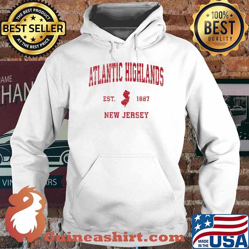 Atlantic Highlands New Jersey NJ 1887 Vintage Sports T-Shirt Hoodie