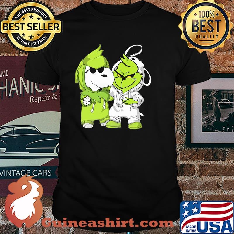 Baby snoopy and grinch shirt