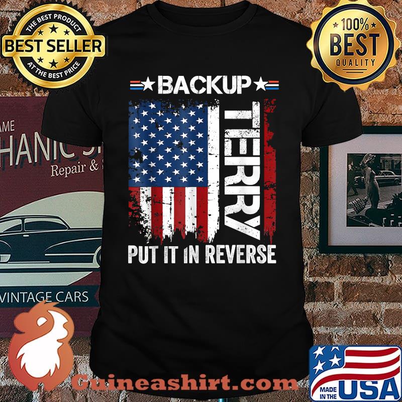 Back Up Terry American Flag USA 4th Of July Sunglasses Shirt