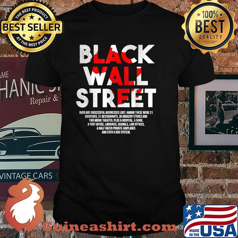 Black Wall Street Tulsa African American Vintage T-Shirt