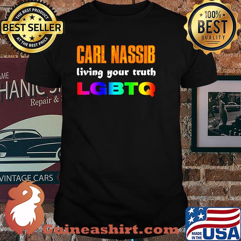 Carl Nassib living your truth GBTQ T-Shirt