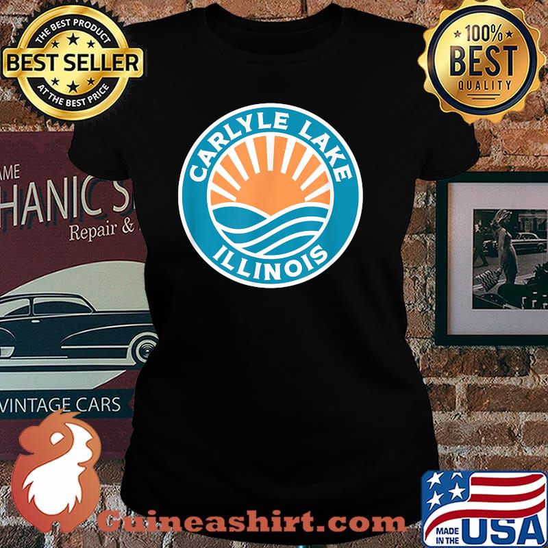 Carlyle Lake Illinois T-Shirt Laides tee