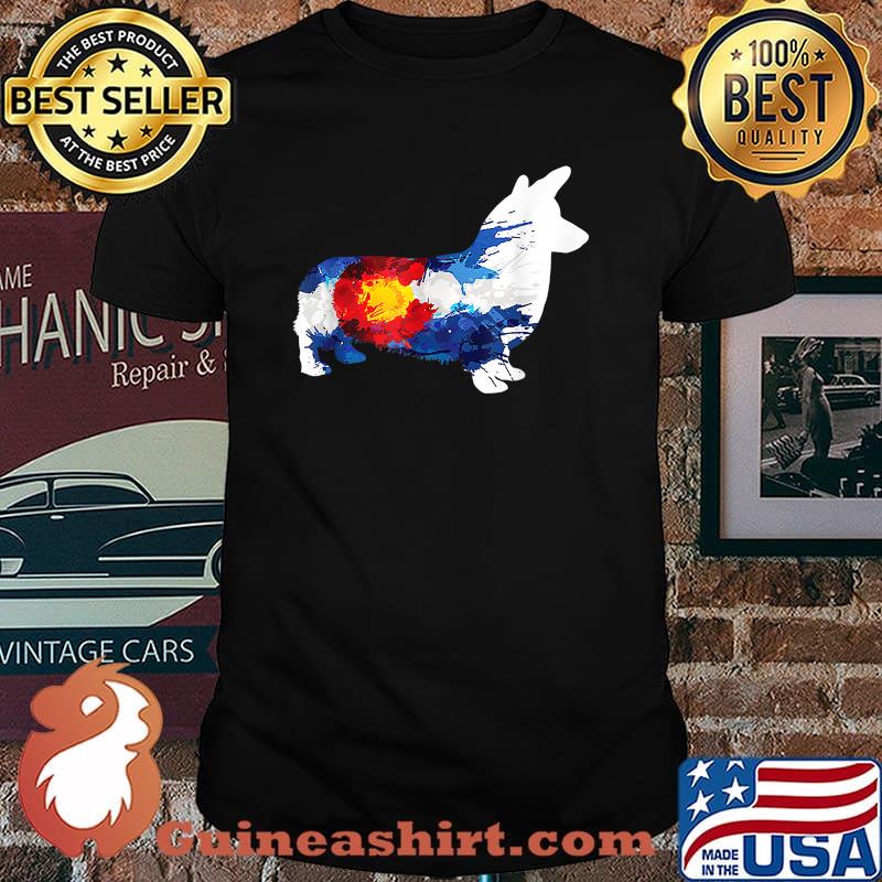 Colorado Corgi Watercolor T-Shirt