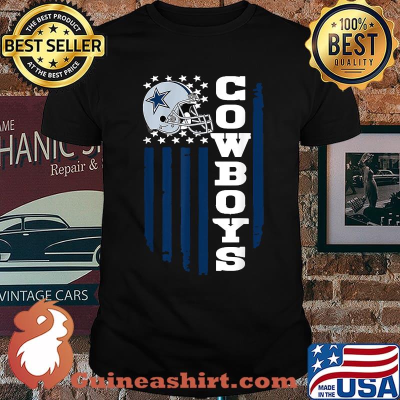 Dallas Cowboys 4th of July America Flag T-Shirt