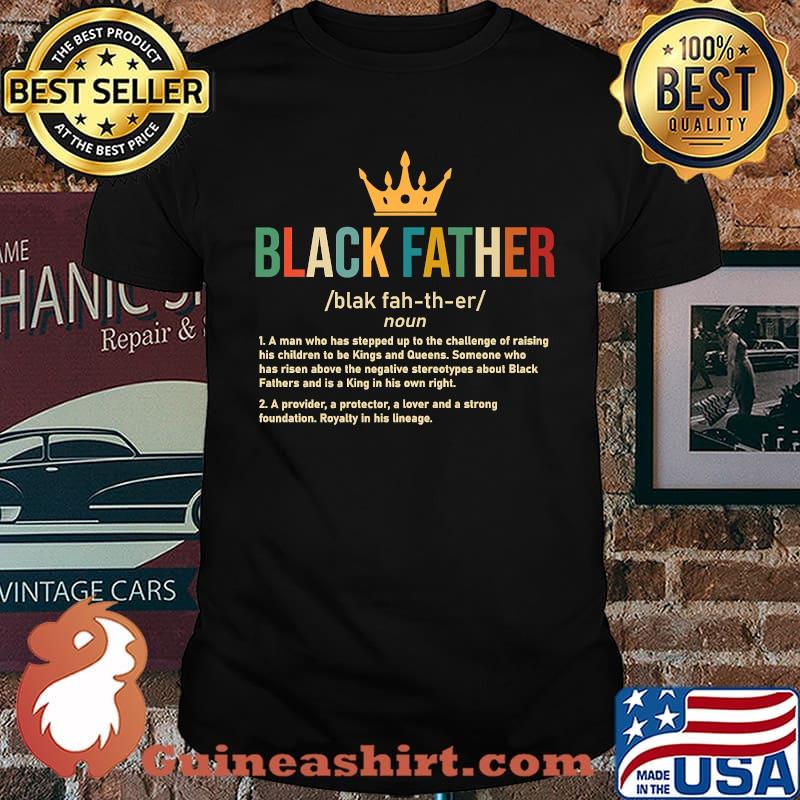 Definition Black Father -BLM Queen Vintage T-Shirt
