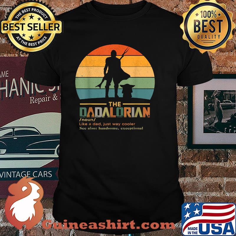 Definition The Dadalorian Father's Day Star Wars Vintage Shirt