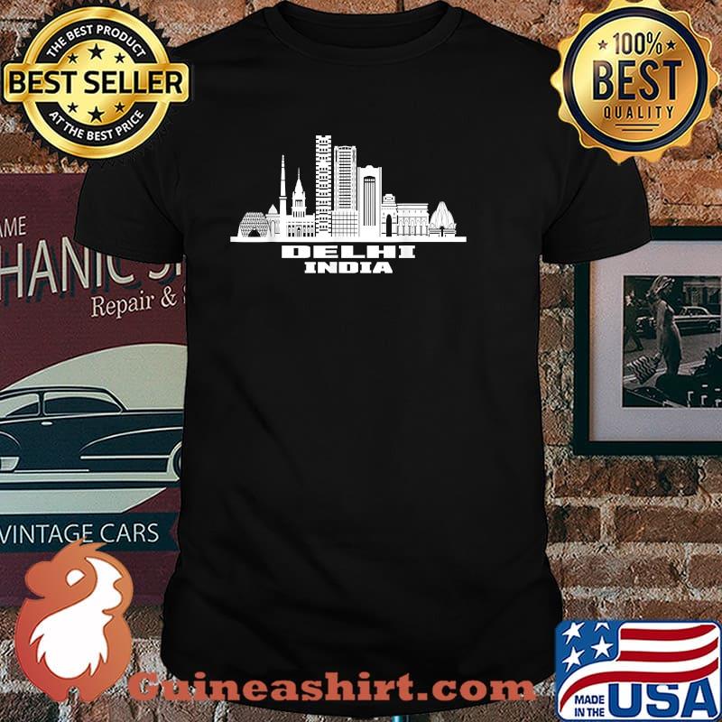 Delhi India Skyline Indian City Indians Cityscape Town T-Shirt