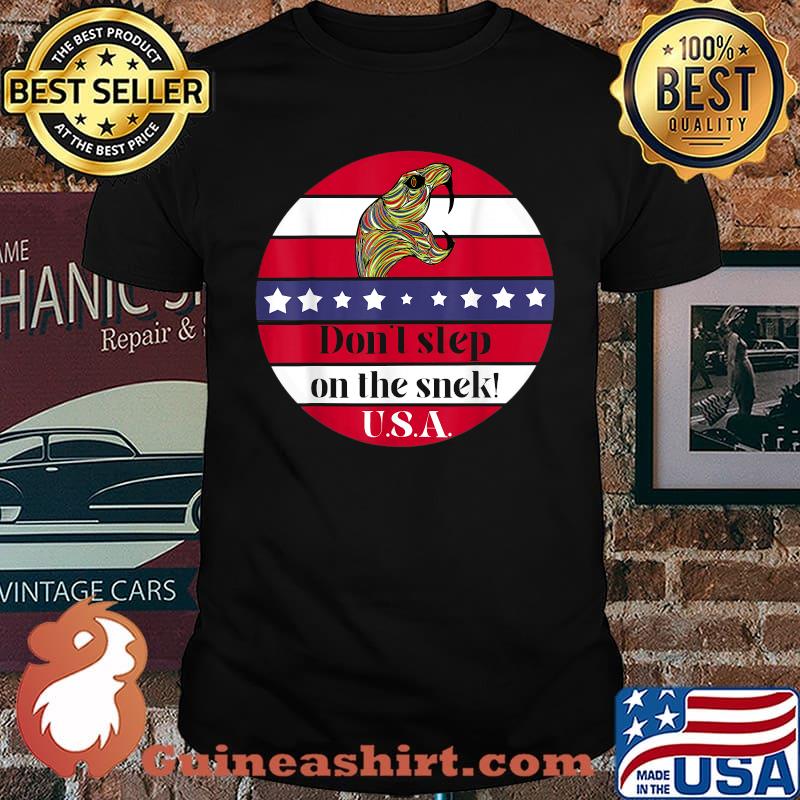 Don’t Step on the Snek Usa Star T-Shirt