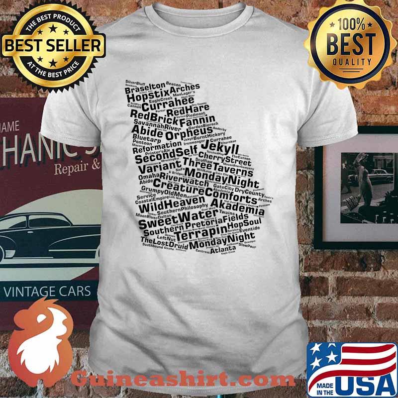 Drink Local Georgia Breweries Wildheaven Akademia Southern Water T-Shirt