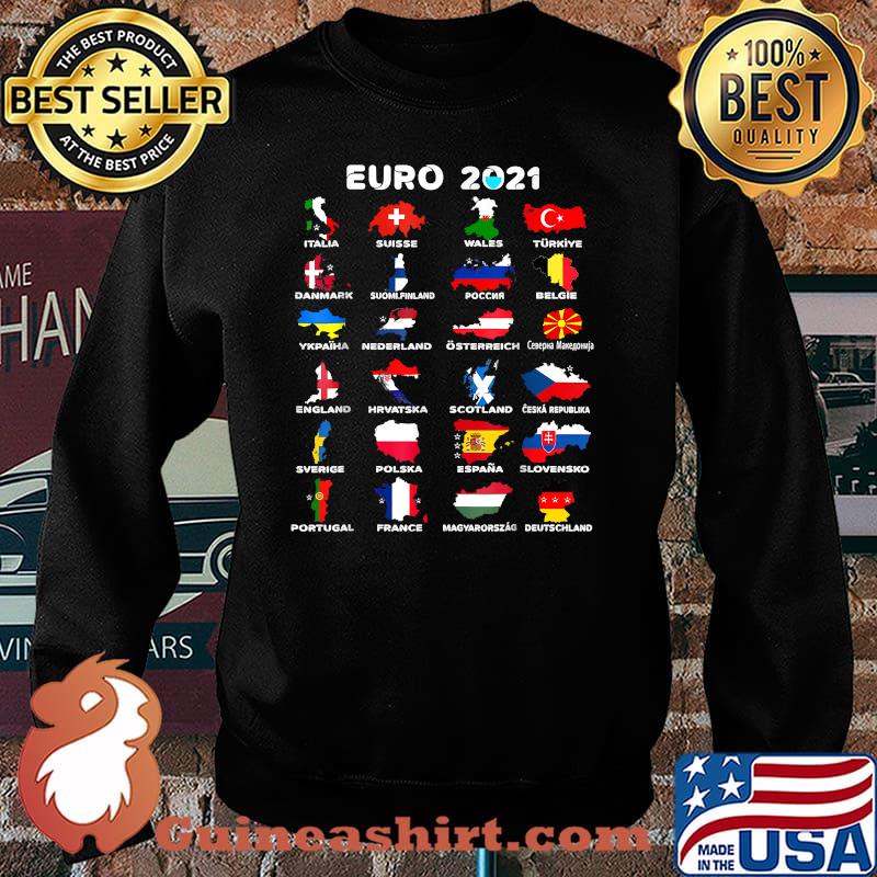 Euro 2021 jersey All countries participating in Euro 2021 T-Shirt Sweater