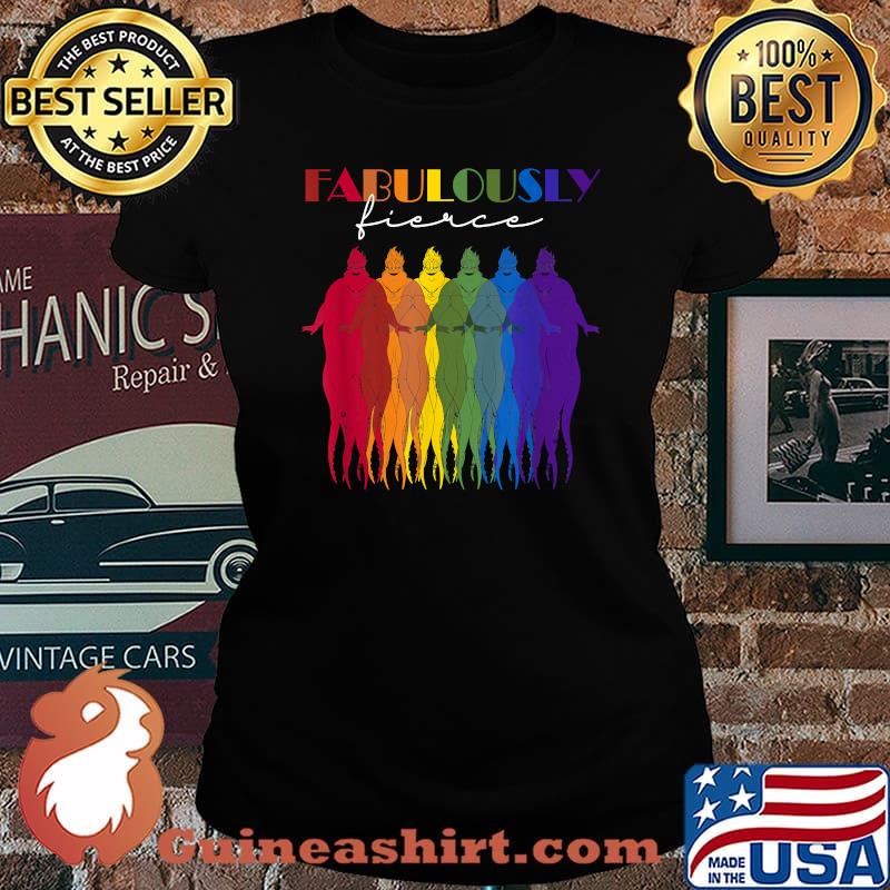Fabulously Disney Villains Rainbow Ursula T-Shirt Laides tee