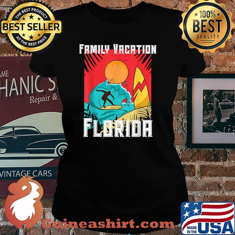 Family Vacation Florida 2021 Shirt Laides tee