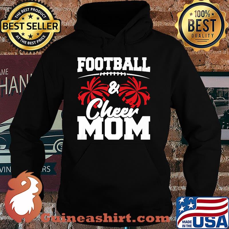 Football and Cheer Mom - High School Sports T-Shirt Hoodie