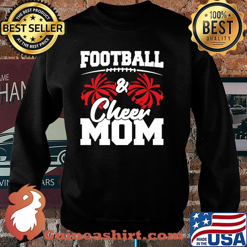 Football and Cheer Mom - High School Sports T-Shirt Sweater