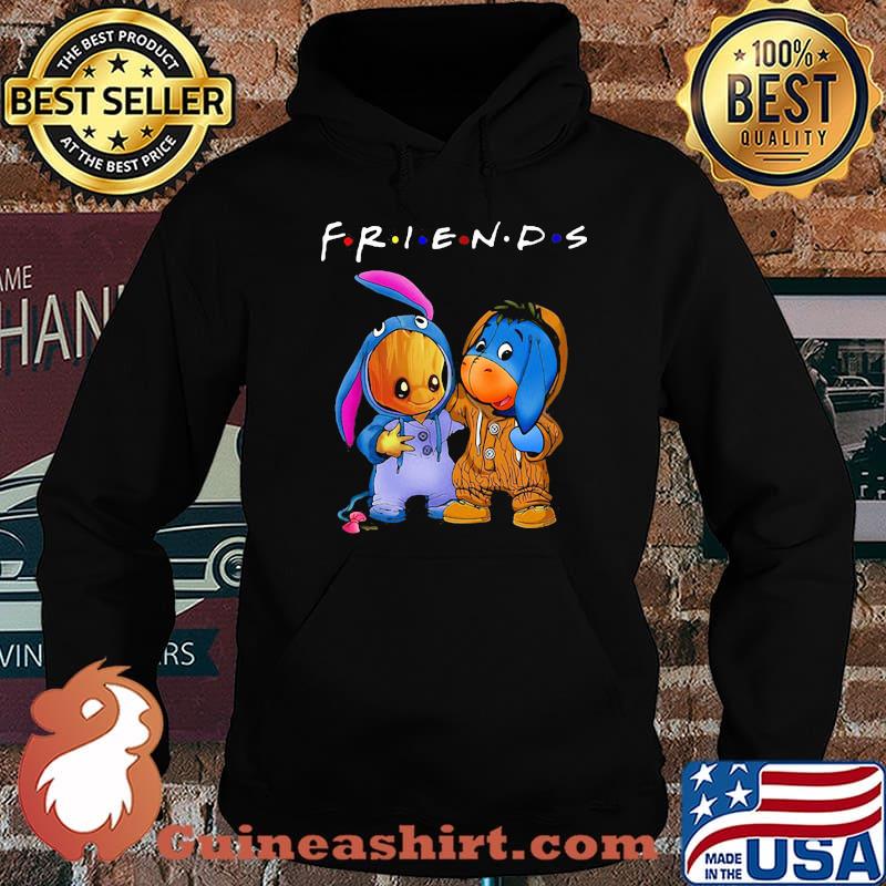 Friends Baby groot and Eeyore Hoodie