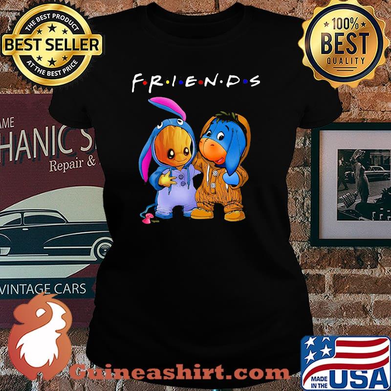 Friends Baby groot and Eeyore Laides tee