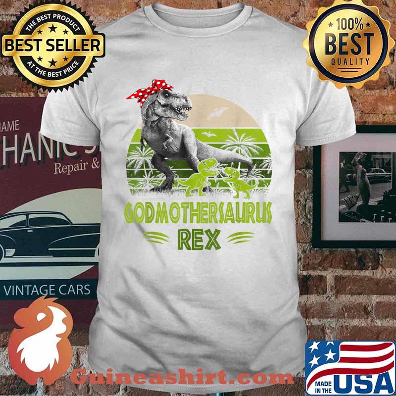 Godmothersaurus Rex T Rex Dinosaur Cute Mother's Day T-Shirt