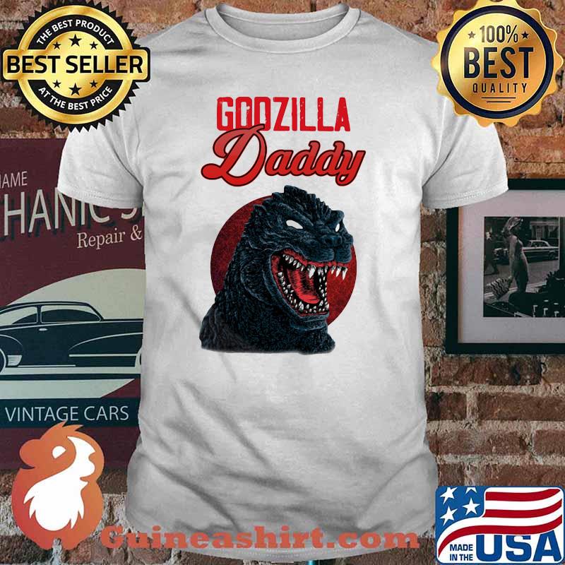 Godzilla daddy blood moon fathers day shirt