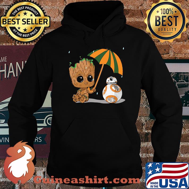 Groot holding umbrella egg Hoodie