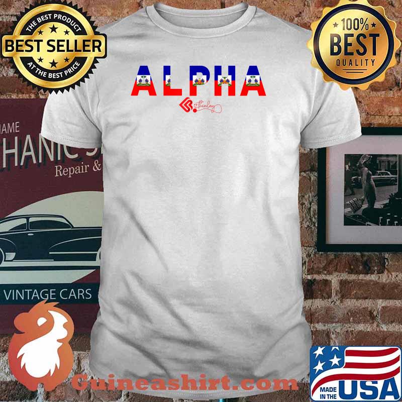 Haitian Alpha Flag T-Shirt