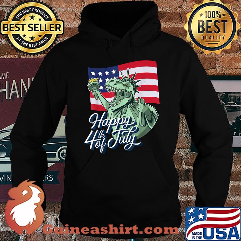 Happy 4th of July America T-Rex Patriotic T-Shirt Hoodie