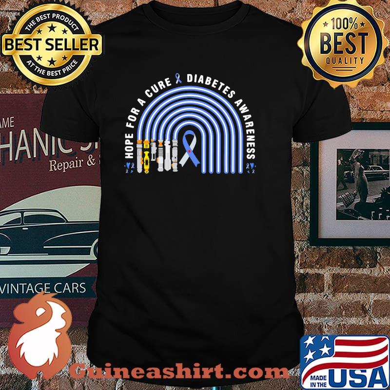 Hope For A Cure - Diabetes Awareness Shirt
