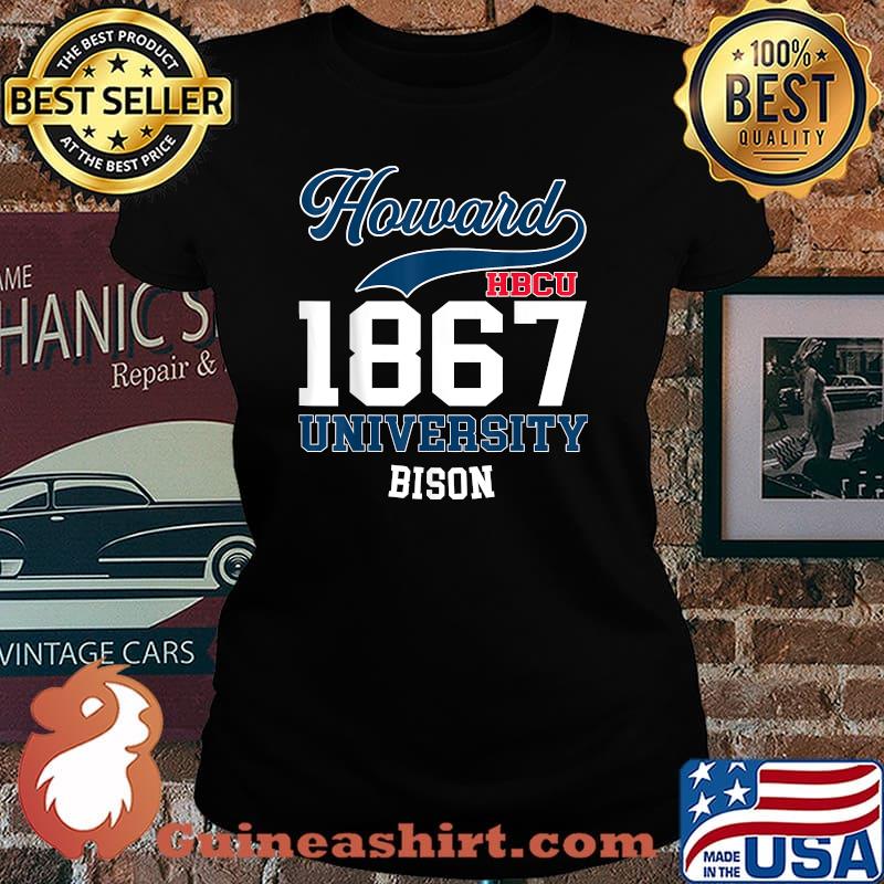 Howard HBCU 1867 Universary Bison my school T-Shirt Laides tee
