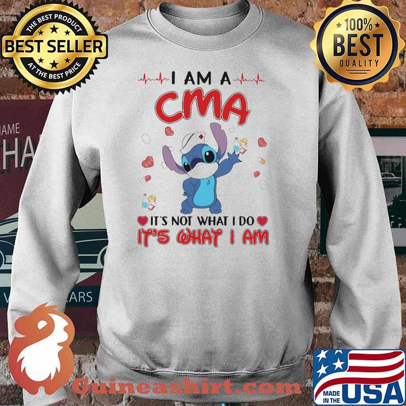 I Am A CMA It's Not What I Do It's What I Am Stick Shirt Sweater