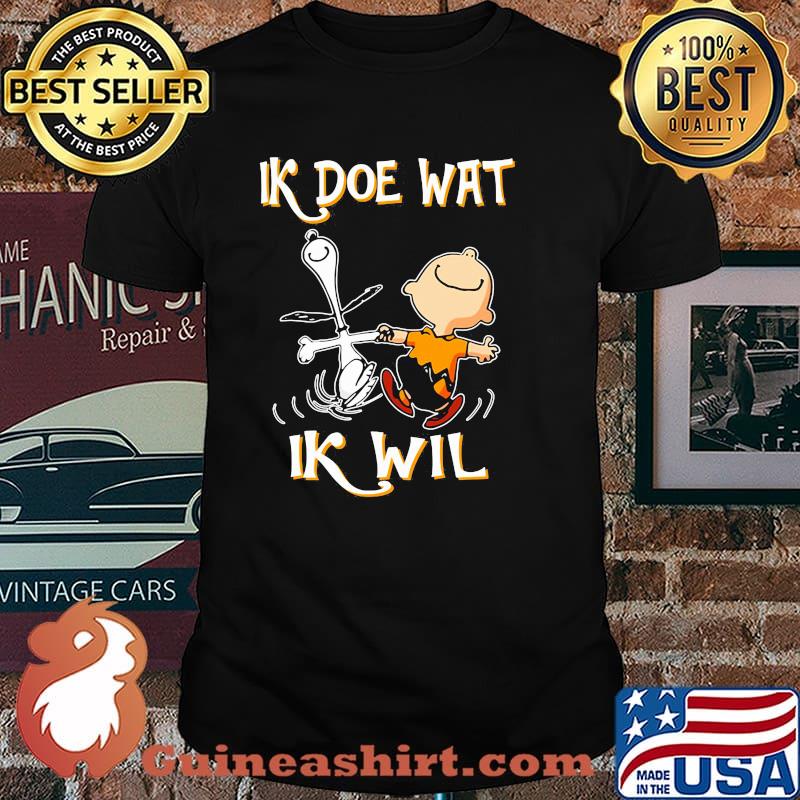 Ik doe wat ik wil snoopy charlie shirt