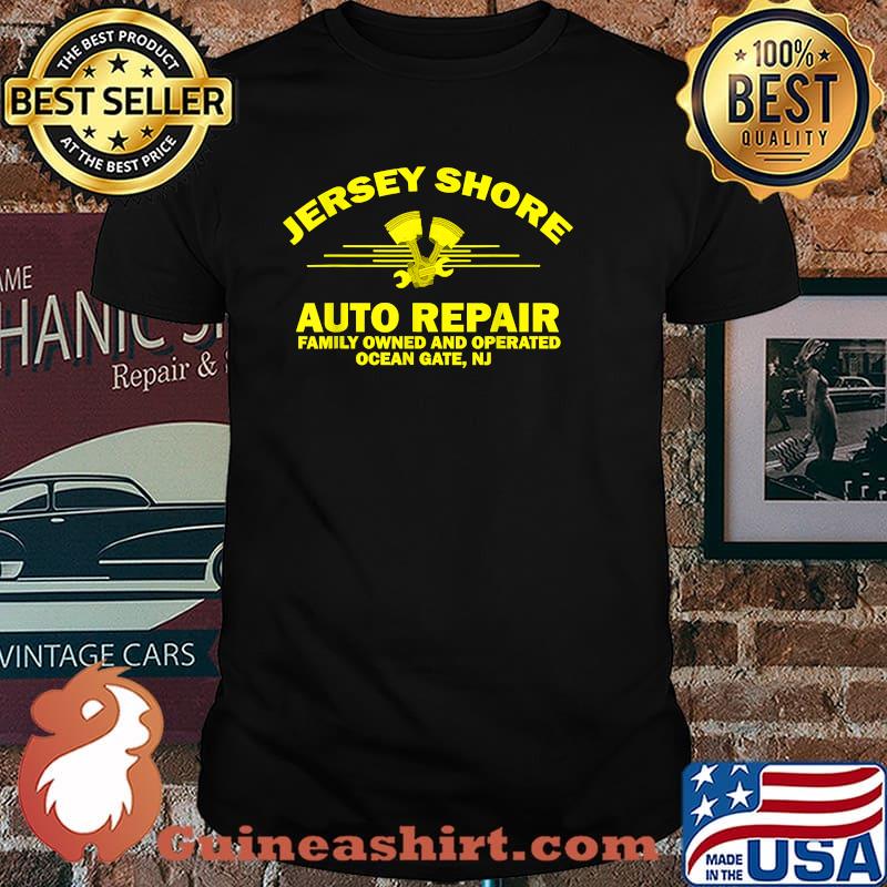 Jersey shore auto repair family owned and operated ocean Standard Black Shirt