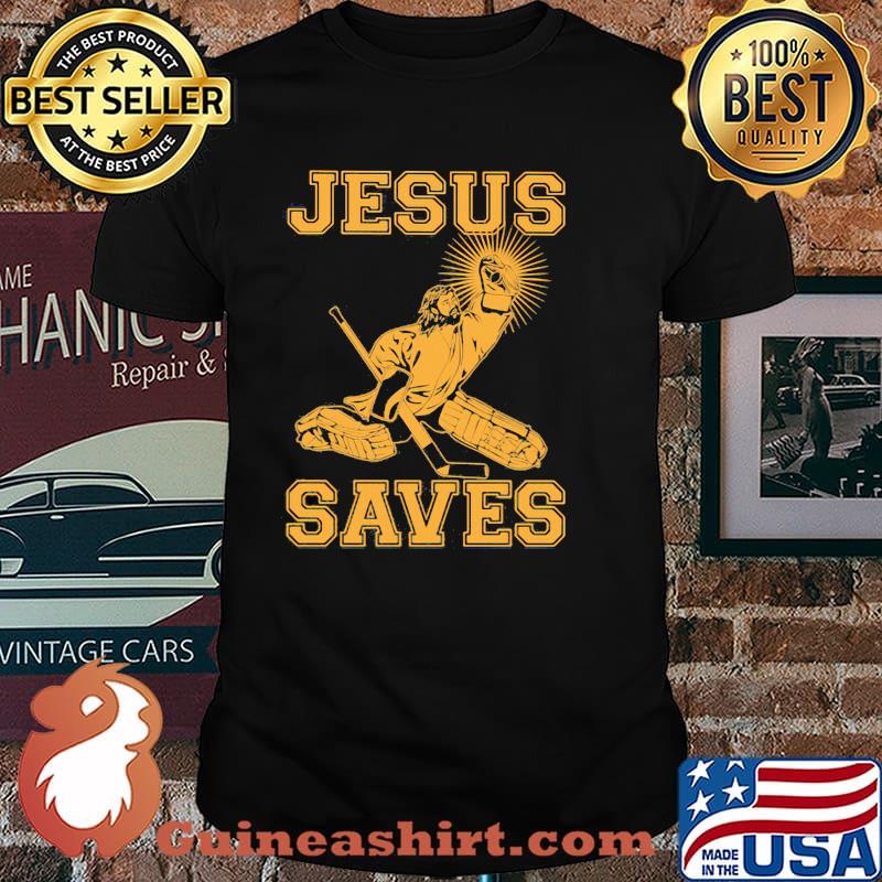 Jesus saves hockey shirt
