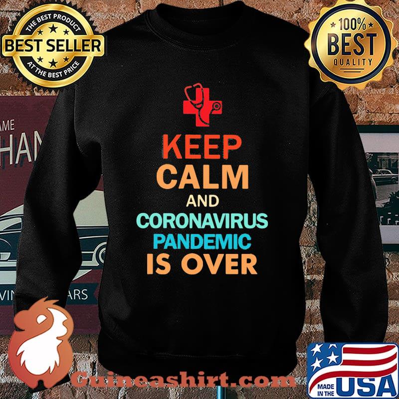 Keep Calm And Coronavirus Pandemic Is Over s Sweater