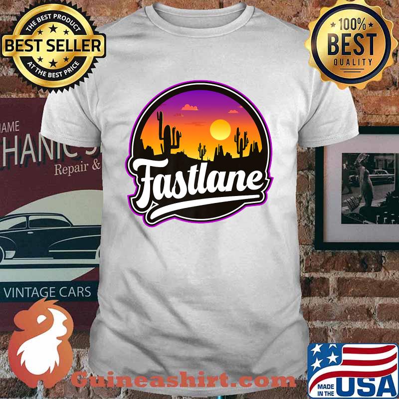Living in the fast lane & fast life Sunset T-Shirt